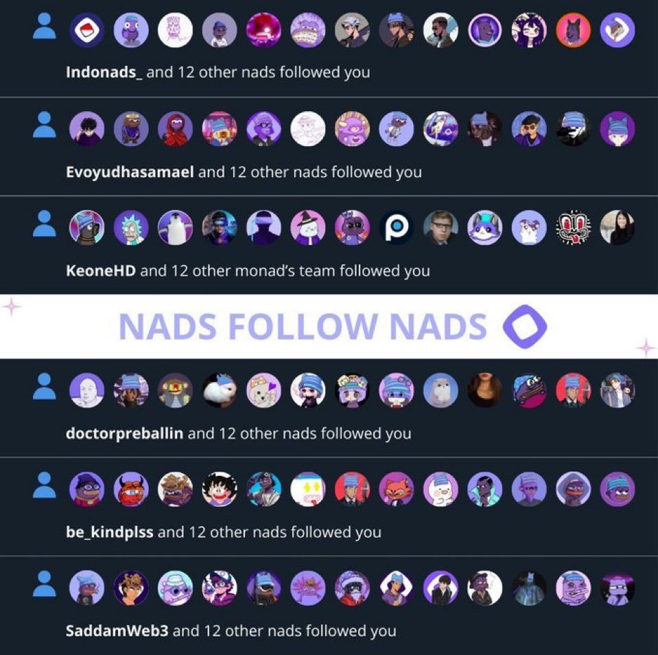 Let's grow together and go above the ceilings 💜 
nads = nads 🤝
Community is everything 
<a href="/monad_xyz/">Monad</a>