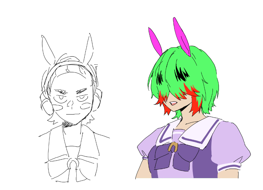 drew nano's uma musume reactive png #nanodart