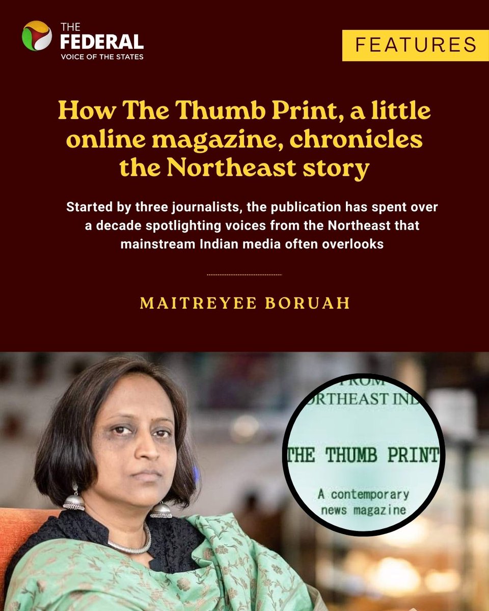 The Federal (@thefederal_news) on Twitter photo #Features | Over the years, many #websites and #YouTube channels have been started by locals dedicated to the region, but the three #WomenJournalists’ idea was “pioneering as it tried to tell stories beyond the news”, writes <a href="/ValleyofS/">Maitreyee Boruah</a>.
Read more: thefederal.com/category/featu… #Features | Over the years, many #websites and #YouTube channels have been started by locals dedicated to the region, but the three #WomenJournalists’ idea was “pioneering as it tried to tell stories beyond the news”, writes <a href="/ValleyofS/">Maitreyee Boruah</a>.
Read more: thefederal.com/category/featu…