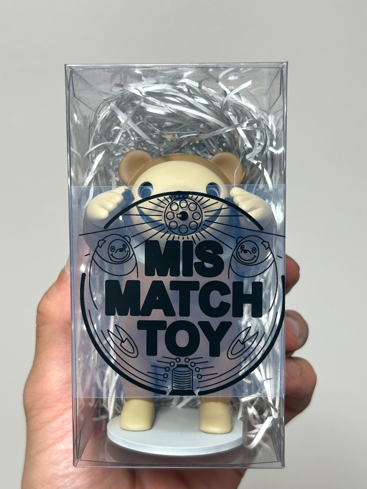 【misen2014 さま】* pottery animal ❀ クマちゃん 1玉くまちゃん のレシピで りんご🍎くまちゃん編めました