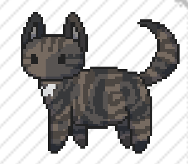conlanglover259's tweet image. stayed up all night because i was so excited to get a pixel cat's end account that i forgot to take my melatonin. here is my vellia cat my username is conlanglover259