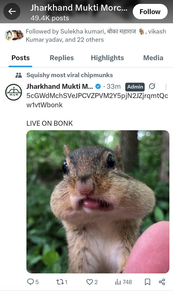 isrivastavas's tweet image. JMM JHARKHAND ka official handle kal raat crypto walo ne hack kar liya hai....
It is a serious threat, 
#JMM #accounthack #Jharkhand #news