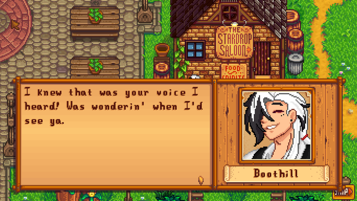 Sukuro_Useless's tweet image. Yes I should be working on Argenti's festival outfits, yes I should be finishing Boothill, yes I should be working on my fanfiction, but I NEED to start adding the optional yaoi of my gambling game characters to my farming game
#Argenthill #Argenti #Boothill #StardewValley