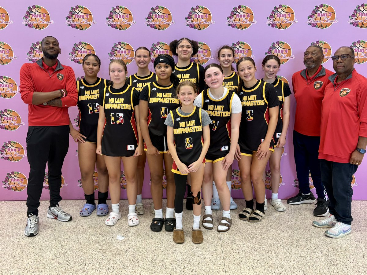 We are so proud of this team. This is their 1st time at Run 4 the Roses as a team and they played in the championship game for their bracket. They came up a little short, but they played hard. Don't fall asleep on this group they are on the rise. <a href="/LaTonyaHardy18/">LaTonya Hardy</a> <a href="/MDHoopmasters/">TC Caviness</a>
