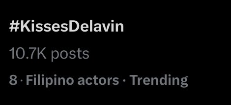 no captions like “retweet and like,” but that’s kisses, effortlessly relevant.

#KissesDelavin