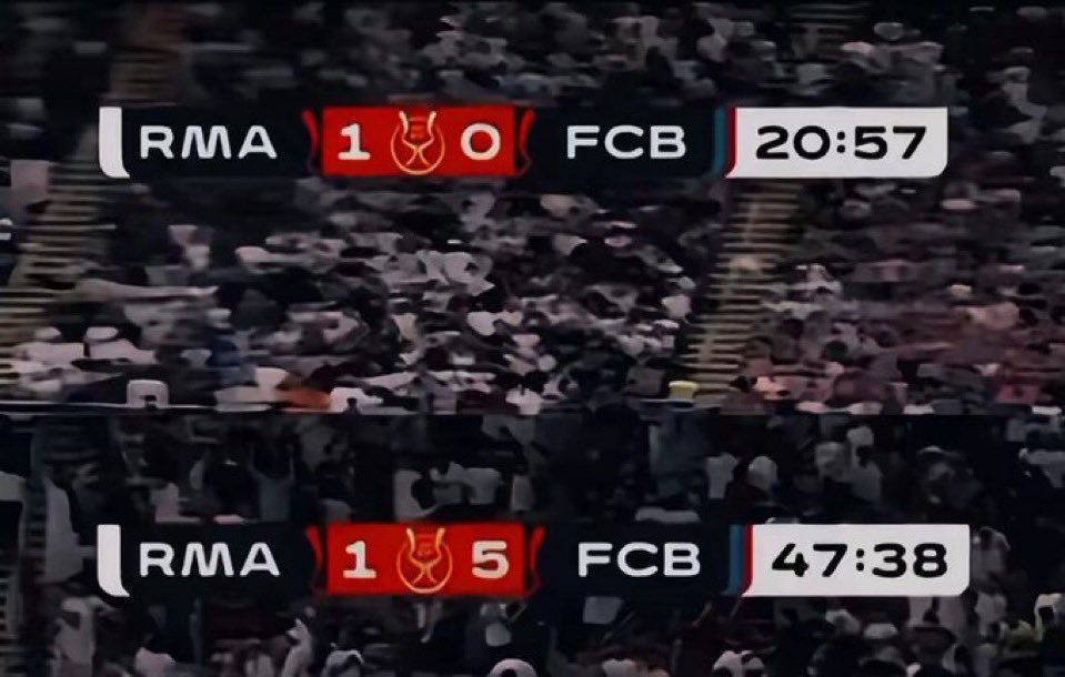 Five goal remontada in 27 minutes