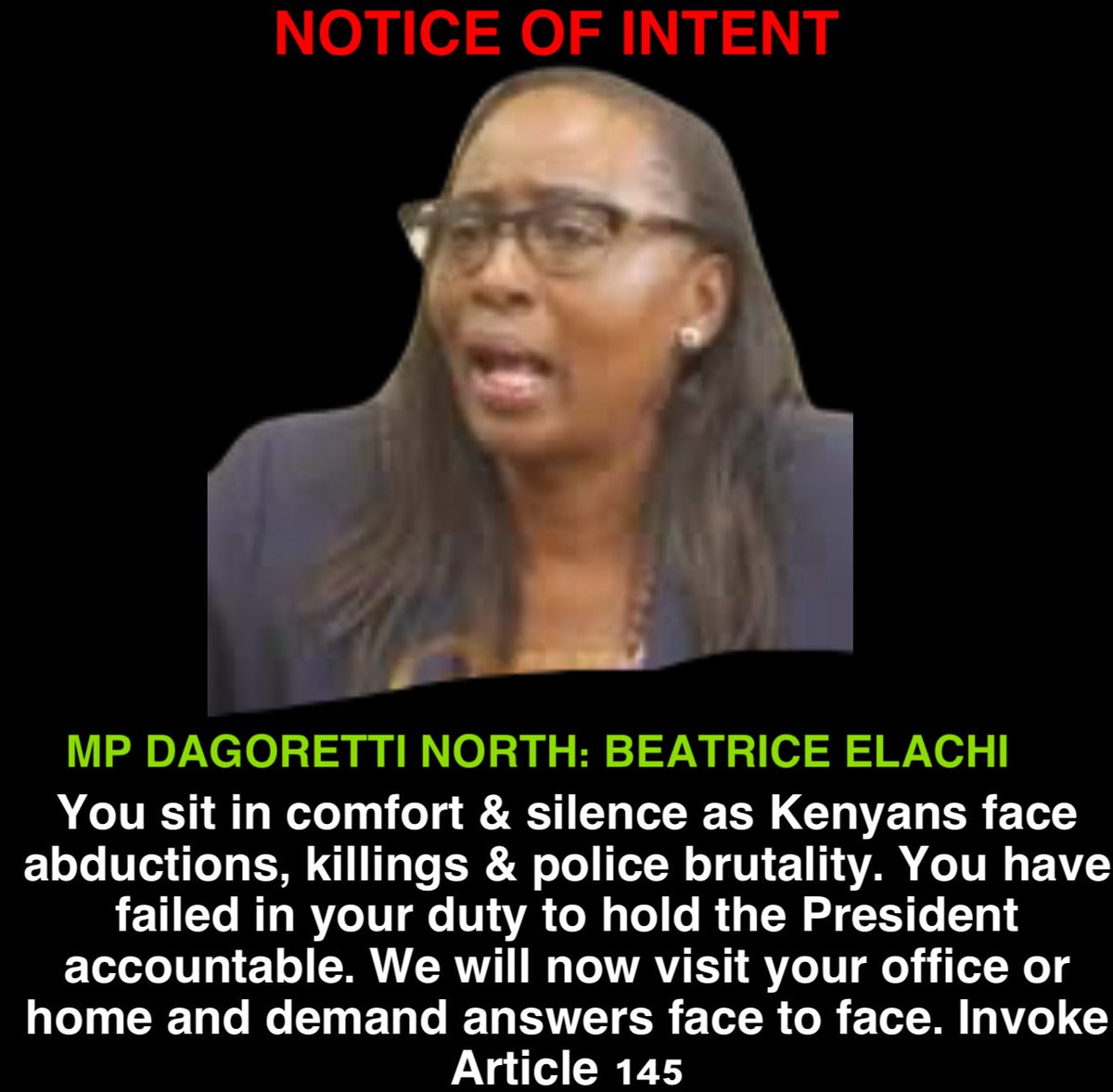 If the threshold for impeachment is met, inaction is treasonous. Do your duty and invoke Article 145 now. #MpsVisitingDay