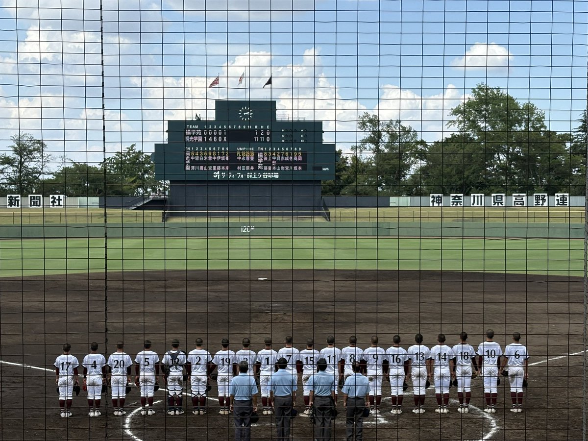 5回表・橘学苑攻撃
シート変更・7→9曽宮、H7坂本、H5中澤、9黄→1伊藤
P伊藤
5番から
赤岩　四球
成宮　131km/h空三振&amp;二盗
佐川　しぶとく抜けるゴロ左安①
高坂　130km/h空三振
岡本　130km/h空三振でゲームセット！
橘学苑1-11桐光学園