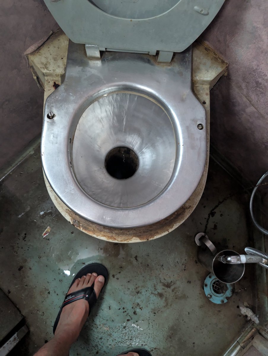 prashuagarwal's tweet photo. Train 15066, worst train ever, H1 coach is roaming with general passengers, toilets are heavily soiled and dirty, no response from staff, even the staff is smoking in the train. @RailMinIndia @nerailwaygkp @narendramodi @AshwiniVaishnaw kindly help. Called 9794842457 but no help. https://t.co/sFR2v8sLyE