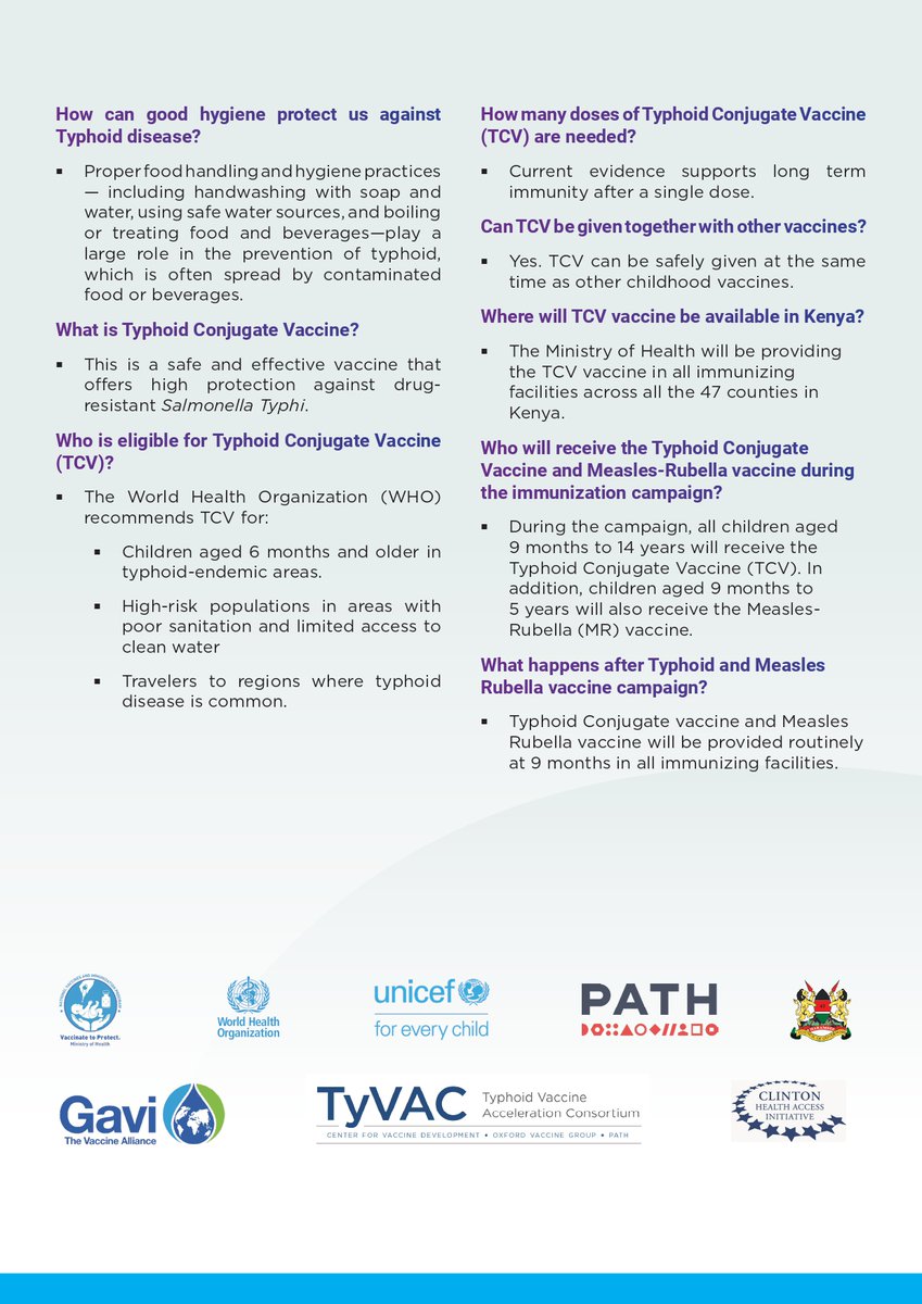 VACCINE IS FREE, SAFE &amp; LIFESAVING
Visit your nearest health facility or outreach site!
Ensure your child is protected!

#MeaslesRubellaVaccine
#TyphoidVaccine
#VaccinateToProtect
#VaccinesSaveLives
