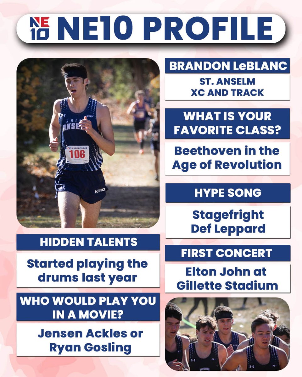Brandon LeBlanc: The NE10's rhythmic runner

#NE10EMBRACE I #NCAAD2