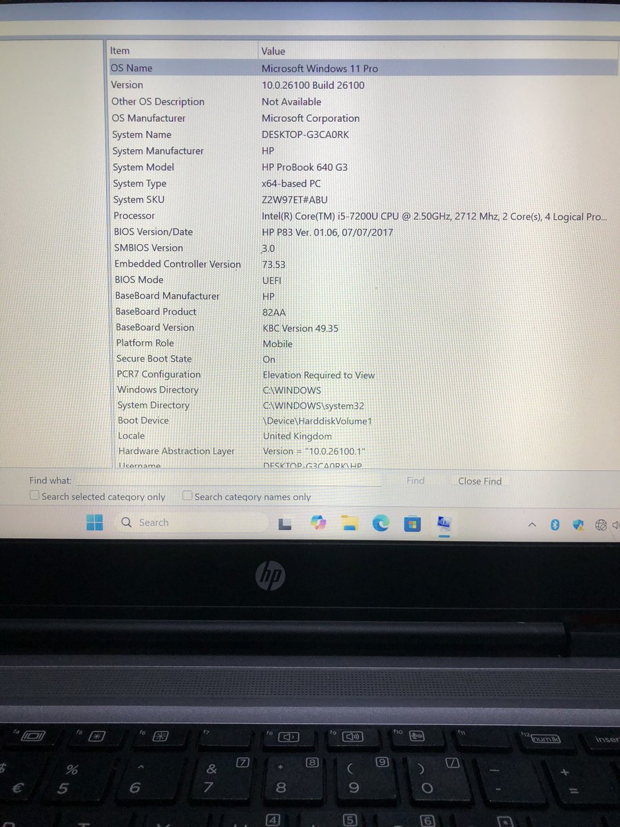 laptopbargainer's tweet photo. FOR SALE

PRICE NGN 230,000 with original charger 🔌 

SYSTEM NAME: HP PROBOOK 640 G3 NOTEBOOK 
AMERICAN USED 
CPU: Intel(R) Core(TM) i5 (7th Gen) 7200U
Clock speed: 2.5GHz
Max Turbo speed: 3.5GHz
Number of cores: Dual-Core
Cache: 3MB

RAM 8GB DDR4 SDRAM https://t.co/aMsOrDmB4j