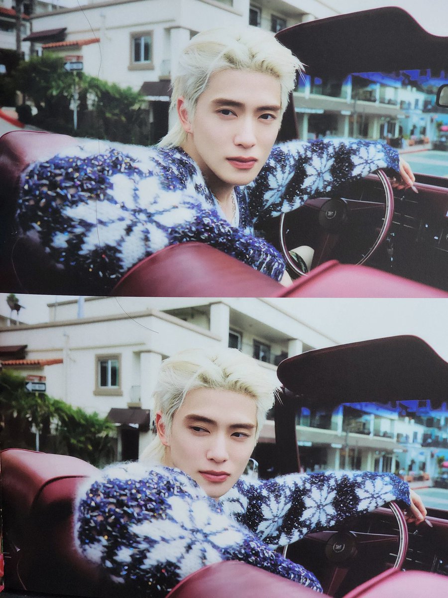 a hot guy driving a vintage cadillac in LA 🫠