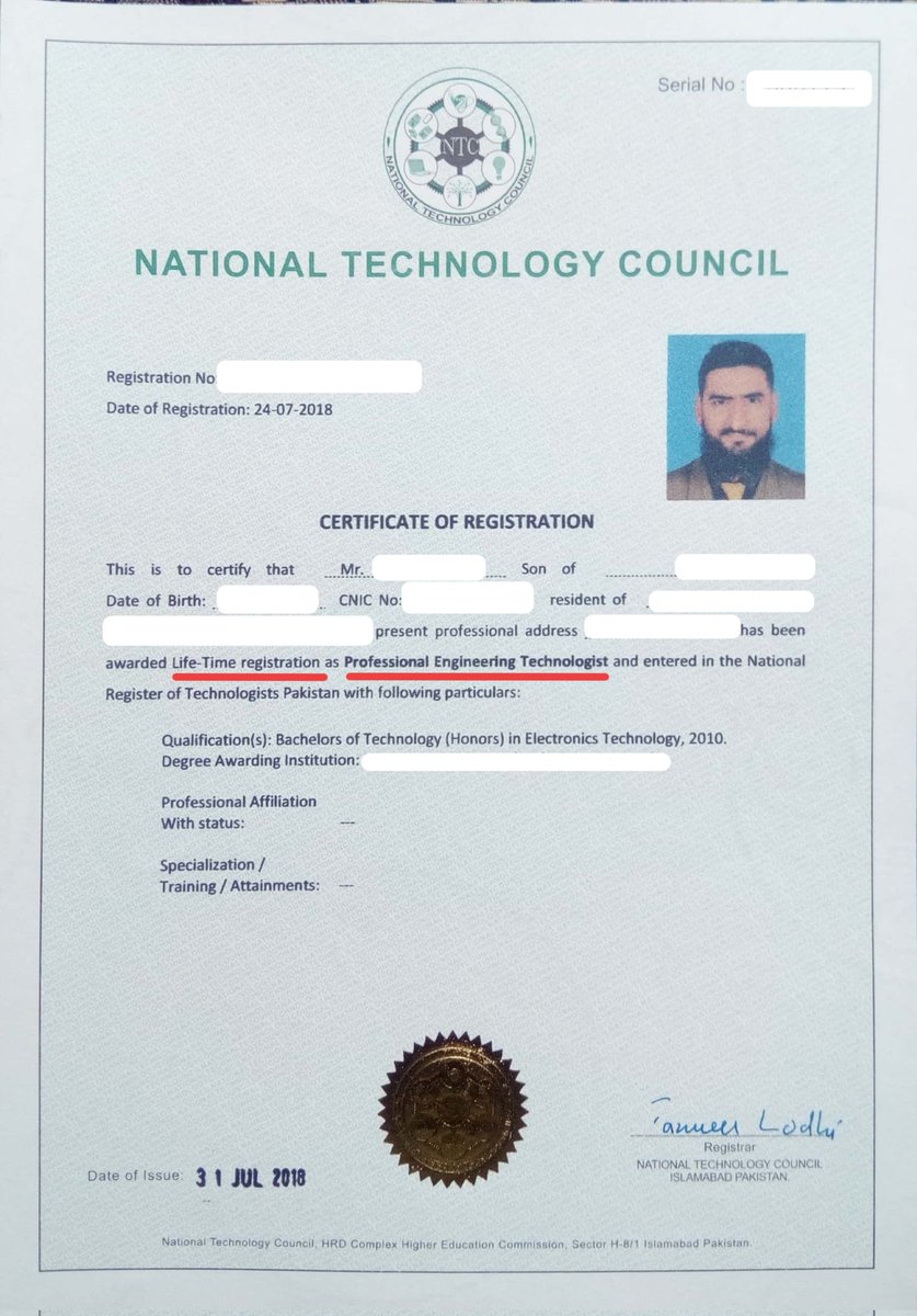PETC_Technology's tweet image. Show and share your National Technology Council (NTC) Registration Certificates to the world.  Tell the world, who you are, what your responsibilities and rights are.