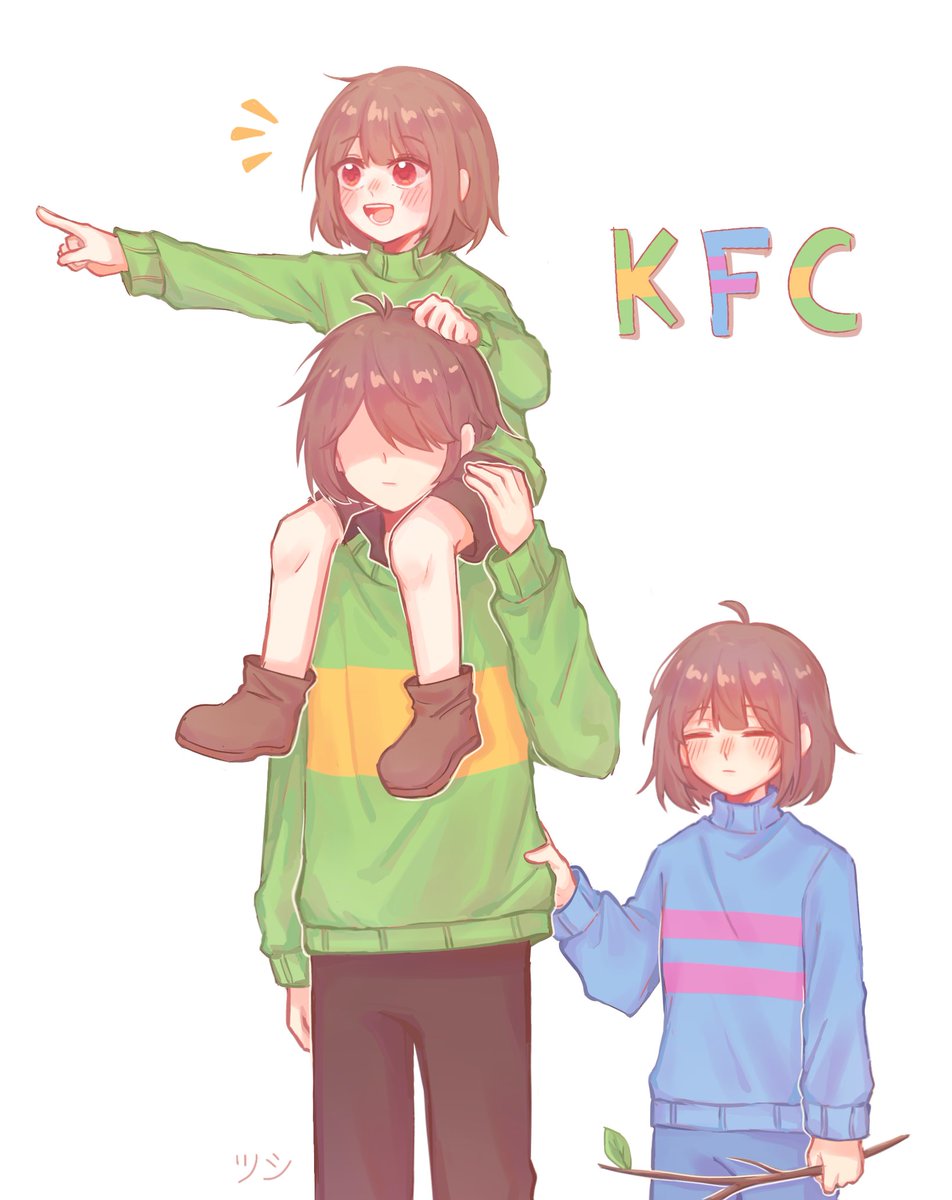 tsushi_qm's tweet image. KFC🍗

#undertalefanart #deltarunefanart 
#undertale #deltrarune
