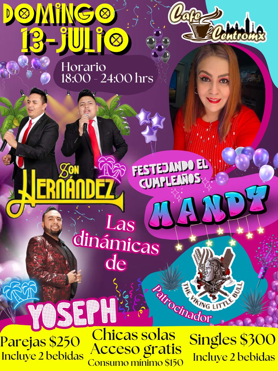 CHAVORRUCOSW (@chavorrucosw) on Twitter photo Mañana tenemos fiesta en <a href="/Cafe_centromx/">CAFE_CENTROMX🇲🇽</a> 🥳🥳🥳
#MandyFest
Nos vemos para disfrutar de una gran noche.
Gracias <a href="/intercambiossw/">danypao</a>
Reservaciones directamente en <a href="/Cafe_centromx/">CAFE_CENTROMX🇲🇽</a> Mañana tenemos fiesta en <a href="/Cafe_centromx/">CAFE_CENTROMX🇲🇽</a> 🥳🥳🥳
#MandyFest
Nos vemos para disfrutar de una gran noche.
Gracias <a href="/intercambiossw/">danypao</a>
Reservaciones directamente en <a href="/Cafe_centromx/">CAFE_CENTROMX🇲🇽</a>