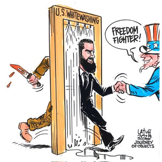 Aisha (@aishalifett) on Twitter photo <a href="/EvaKBartlett/">Eva Karene Bartlett</a> ‘Whitewashing’ is such an appropriate term.
Graphic via <a href="/LatuffCartoons/">Carlos Latuff</a> <a href="/EvaKBartlett/">Eva Karene Bartlett</a> ‘Whitewashing’ is such an appropriate term.
Graphic via <a href="/LatuffCartoons/">Carlos Latuff</a>