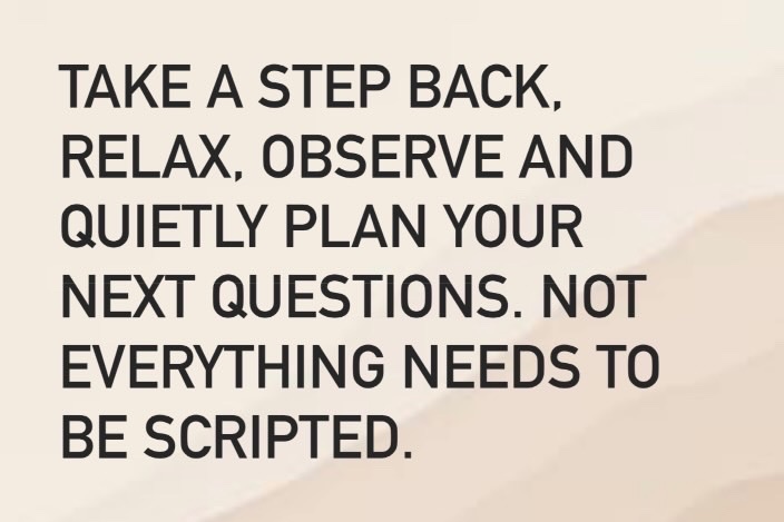 Do less, with more impact. Teach less, elicit more. Give yourself space for clarity of mind, to readjust and plan live in the lesson! Not everything needs to be scripted and planned before.