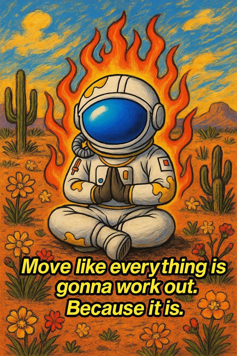 spaced4L's tweet photo. These hit different when you’re high.

A stoned astronaut and Some cosmic wisdom for anyone rolling through life slowly 🌌 https://t.co/jgru4WI5On