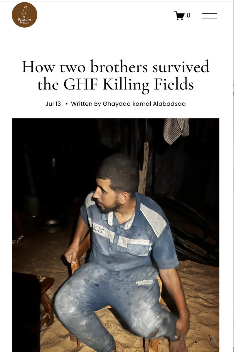Zachary Foster (@_zachfoster) on Twitter photo Our latest: what it's like to try to get aid at one of the so-called "Gaza Humanitarian Foundation" killing fields that doubles as an aid distribution point <a href="/GHFUpdates/">Gaza Humanitarian Foundation</a> palestinenexus.com/articles/aid-m… Our latest: what it's like to try to get aid at one of the so-called "Gaza Humanitarian Foundation" killing fields that doubles as an aid distribution point <a href="/GHFUpdates/">Gaza Humanitarian Foundation</a> palestinenexus.com/articles/aid-m…