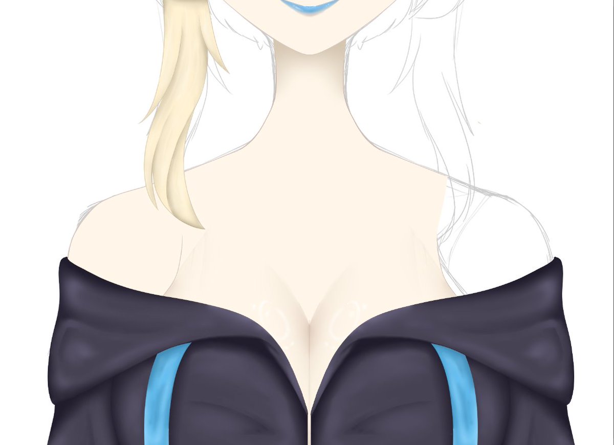 SnowFox_VT's tweet photo. Chat is this considered gooner bait?
#VTuberUprising #ENVtuber #WIP #Vartist #VMama https://t.co/Z5nzHruc8k