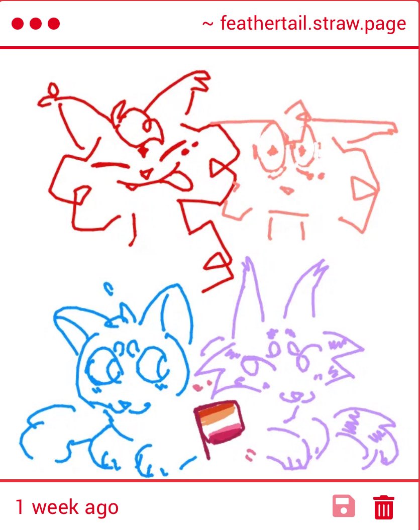 frostwhistle's tweet image. SORRY I FORGOT ABOUT STRAWPAGE I JUST LOGGED BACK IN THIS IS SO CUTE!!!!