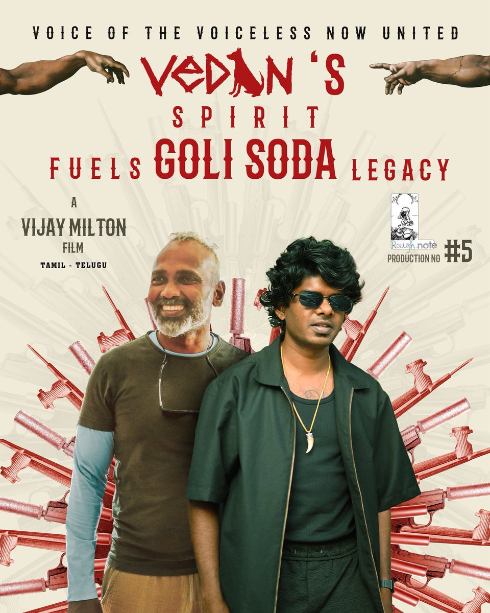 Aari Arujunan (@aariarujunan) on Twitter photo Finally, the Tamil streets have found their sound... ❤️🔥 @Vedanwithword <a href="/vijaymilton/">sd.vijay milton</a> — a voice for the voiceless,
a soundtrack for a generation... 🌋💥
The Goli Soda legacy gears up for the next level. #Therinjipinga #GoliSodaReloading Finally, the Tamil streets have found their sound... ❤️🔥 @Vedanwithword <a href="/vijaymilton/">sd.vijay milton</a> — a voice for the voiceless,
a soundtrack for a generation... 🌋💥
The Goli Soda legacy gears up for the next level. #Therinjipinga #GoliSodaReloading