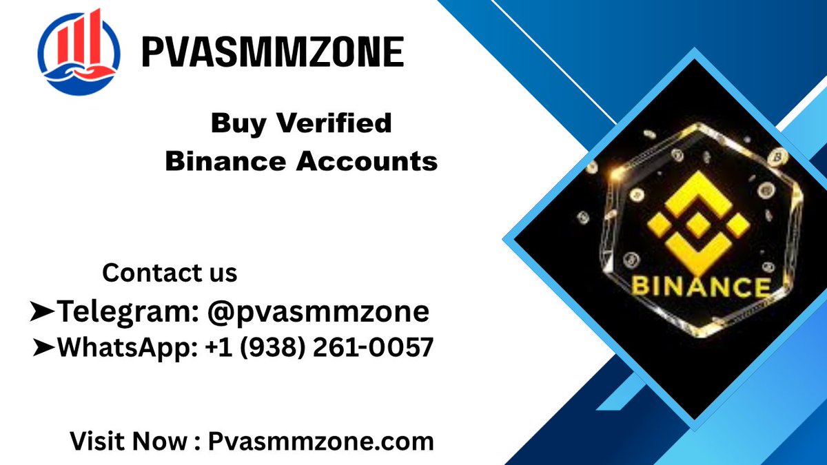 JosephCook66847's tweet photo. Top Trustable Marketplace to Buy Verified Binance Accounts

Visit Now : https://t.co/PlO3fLQPrh

Contact Now 
➤Telegram: @pvasmmzone
➤WhatsApp: +1 (938) 261-0057

#writerslift #WritersCommunity #readingcommunity  
#readingforpleasure #author #KindleUnlimited #TwitchDoBette https://t.co/LP8x3GEZXu