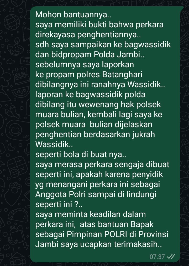 rianwahyu1982's tweet photo. @ListyoSigitP @Spripim_Polri Mohon bantuannya Bapak Kapolri.. https://t.co/cE2A5CHwOM