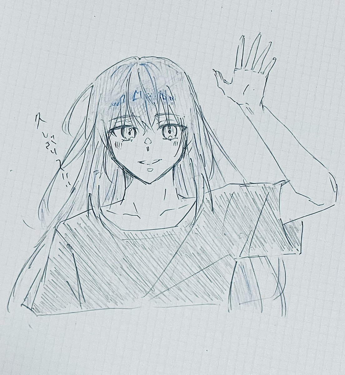 全然かけてないのでラクガキ投げときますねーーーー生きてます勉強きつい