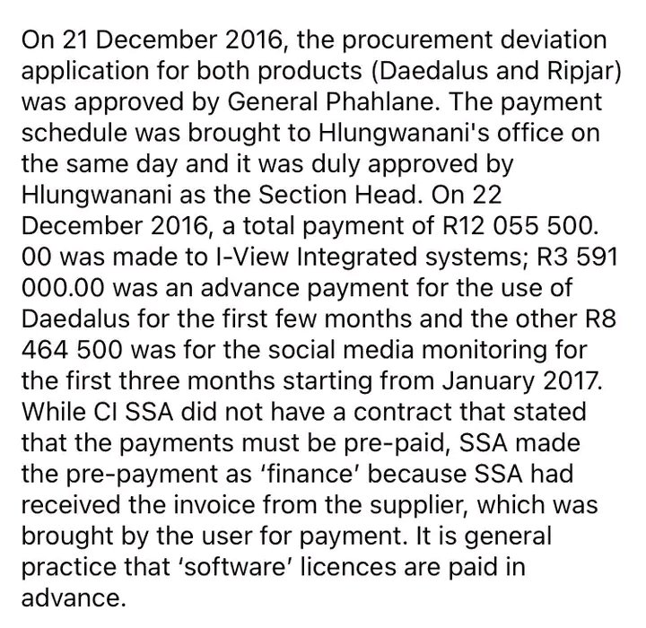 GlobalSouthNew's tweet photo. SAPS ILLEGAL PURCHASING OF SOCIAL MEDIA SPYING EQUIPMENT- KINDLY READ THE FULL ARTICLE IN THIS PICS.

The worst part is SAPS paid R12 million to buy social media monitoring software of which the actual market value of this software is R900 000 & this software wasn't even working. So SAPS is so corrupt, they wanted to spy on us on social media but ended wasting R12 million on spy equipment worth R 900 000 & this equipment didn’t even work, but you must note that this article details how SAPS purchased replacement social media spying equipment so they are spying on us, & just imagine, the criminals in SAPS are spying on us, think about that.

See comment section