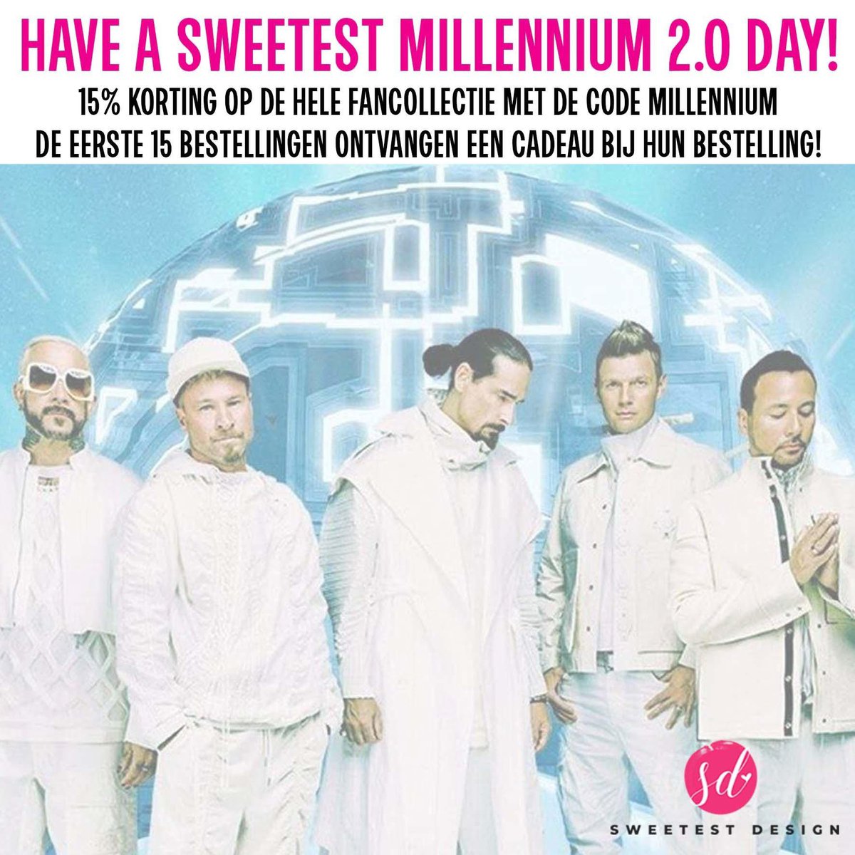 SweetestDesign's tweet image. Alleen vandaag nog 15% korting!  sweetestdesign.nl #IntoTheMillennium #backstreetboys #BSBSphere #bsblasvegas #shippingworldwide