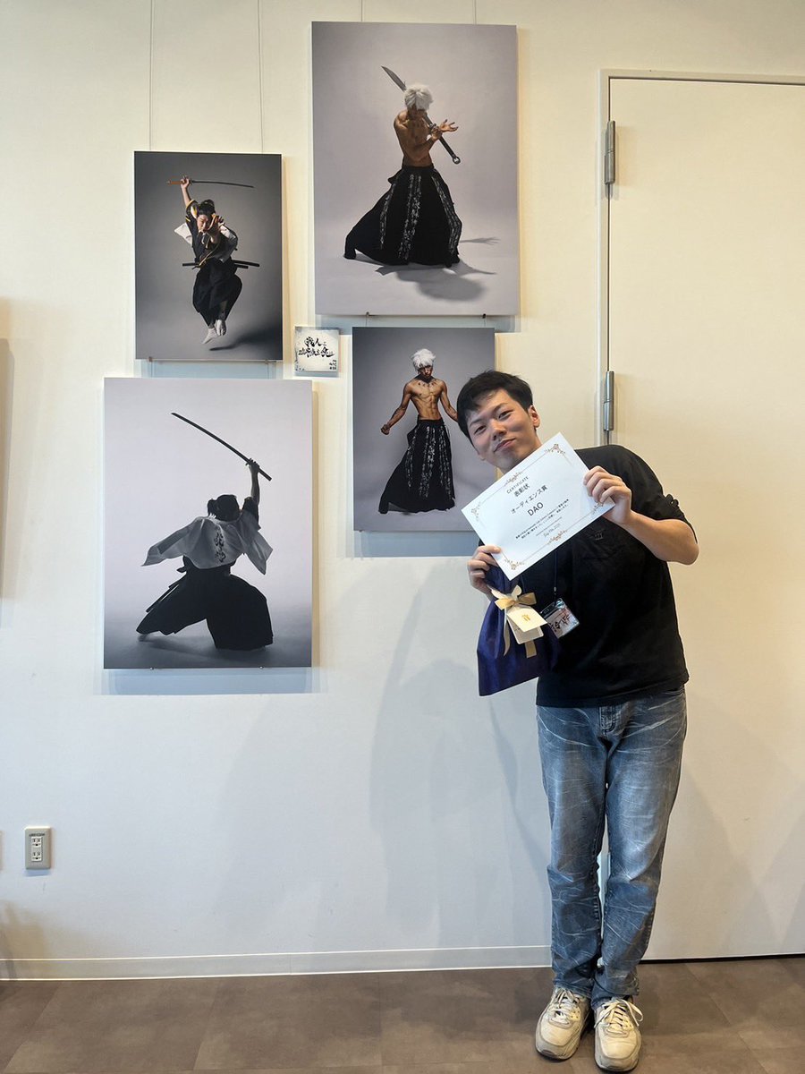 dao___3's tweet image. 大変光栄なことにオーディエンス賞いただきました🏆（ﾏｼﾞﾃﾞﾋﾞｯｸﾘ）
モデルをしてくださった多聞さん楊さん本当にありがとうございました😭
これからもまだまだ精進してまいります🙇‍♂️
#写団零壱壱
#HokkaidoSubCultureCreators
#HSCC