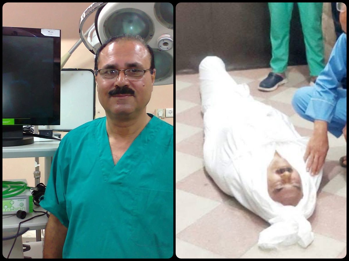 القامة الطبية الفلسطينية الدكتور الجراح أحمد قنديل شهيدا .. رحمك الله وصبّر عائلتك الطيبة المحترمة