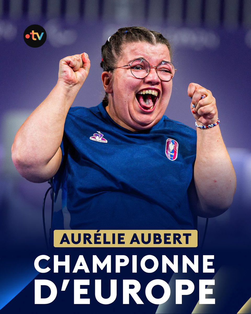 🏅#Boccia | 🇫🇷 AURÉLIE AUBERT SACRÉE CHAMPIONNE D’EUROPE DE BOCCIA !

💪Aux Championnats d’Europe de Zagreb (Croatie), la championne paralympique remporte le titre lors de la manche décisive face à l'Israélienne Orit Kelner !