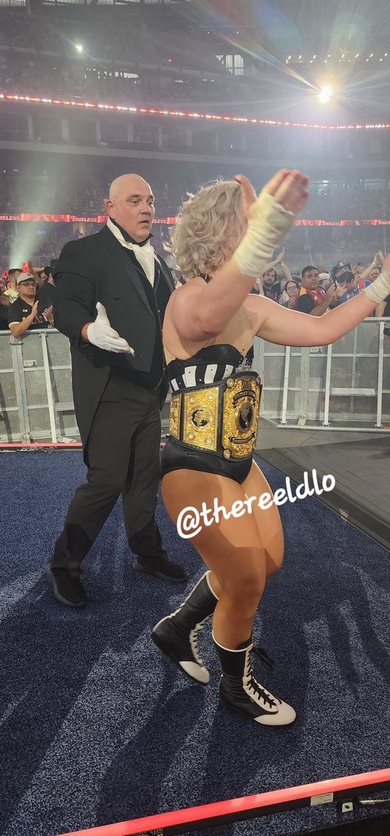 TheReelDLo's tweet image. Now. Then. Forever.
Toni Time! #AEWAllInTexas #AEWAllIn #AEW #AllInTexas @AEW
