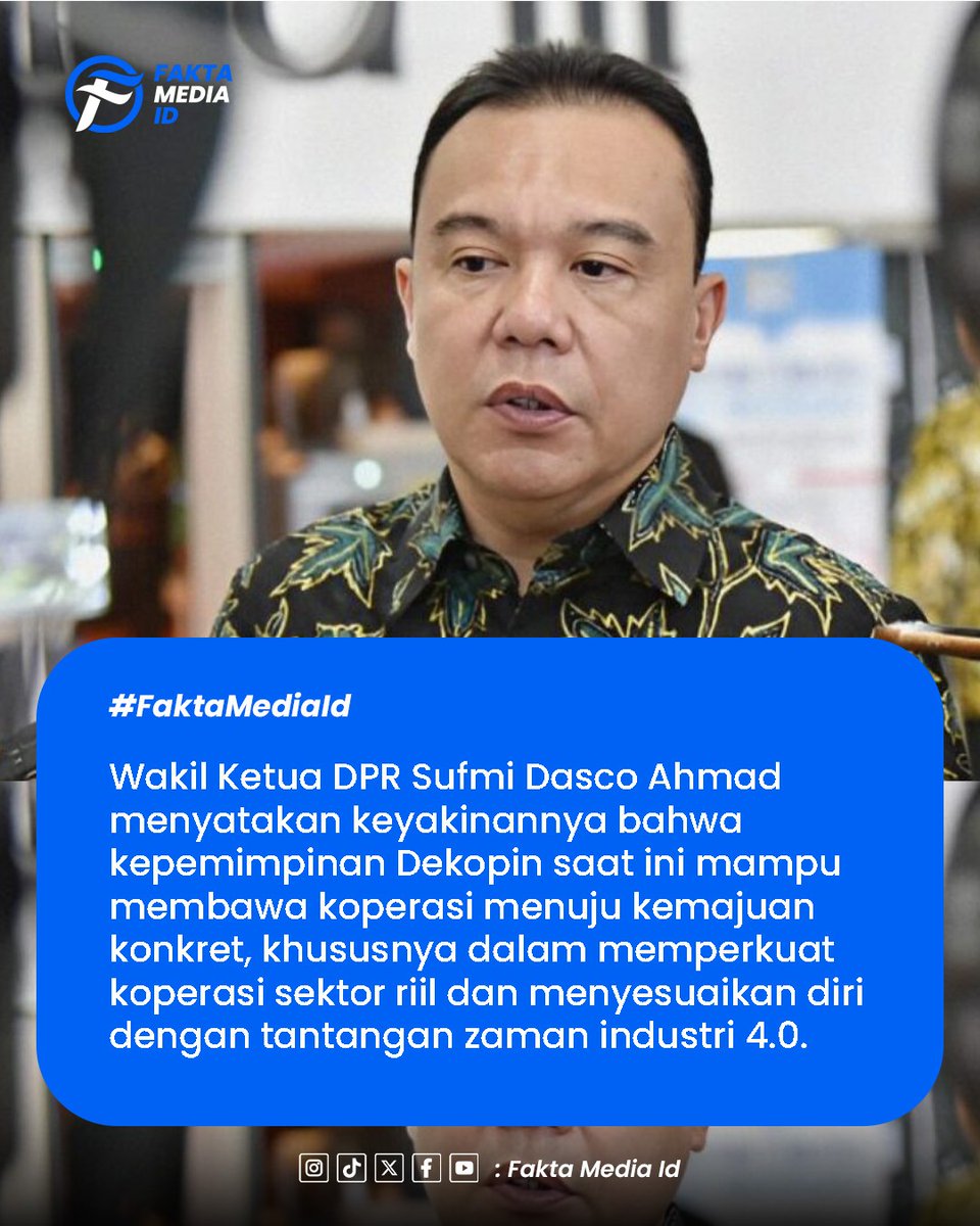 Pimpinan DPR bersama sejumlah menteri menghadiri peringatan Harkopnas ke 77, menyoroti pentingnya peran koperasi dalam pemerataan ekonomi dan peningkatan kesejahteraan rakyat, serta mendorong transformasi digital koperasi secara nasional