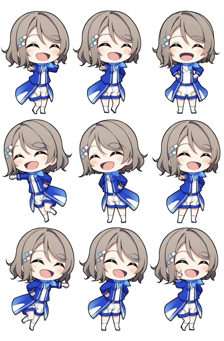 新規絵を明後日の夜までには無理なので既存絵何を挿し込むか。僕旅ちび曜ちゃん9枚分かグラブル曜ちゃんちょい修正するか浴衣曜梨子ちゃんか…