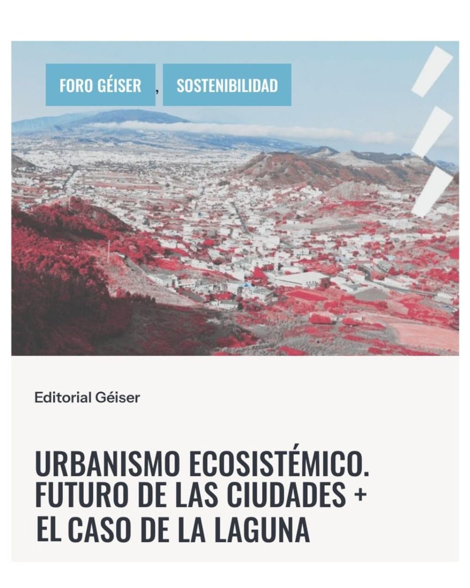 Hablemos de URBANISMO ECOSISTÉMICO
Te invitamos a conocer un ejemplo; una iniciativa basada en la #sostenibilidad para guiar el futuro territorial del Municipio de San Cristóbal de La Laguna, donde nuevos modelos urbanos son posibles | forogeiser.org/urbanismo-ecos…