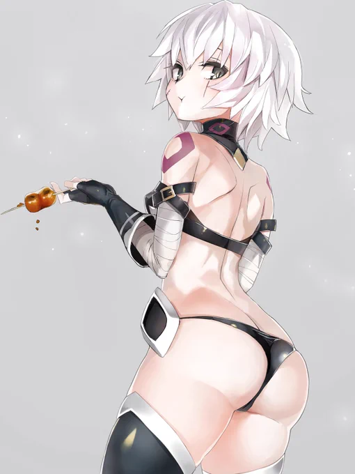 随分昔に描いたジャックちゃん。 肩甲骨とか背筋の感じがいい感じですよね。