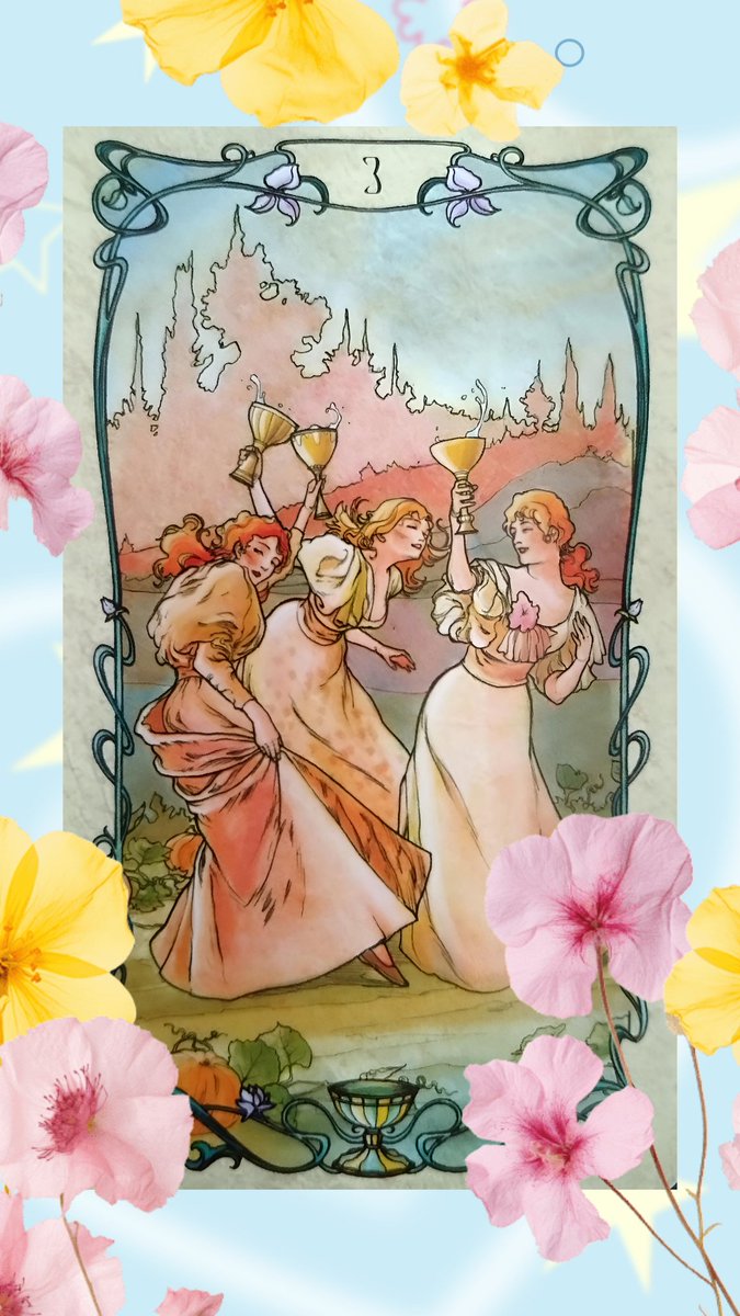 aikouyuyu's tweet image. 🌞7/13(日)のメッセージ🌞

𓇘 カップの3 𓇘

今日はあなたのご家族や、親しいご友人との関係性が深まる時期🩷
遠方の親戚の方と連絡をしたり、身近な方とのｺﾐｭﾆｹｰｼｮﾝを意識して取ってみて下さい😌
そうすることで、よりご縁は深まり、あなたの周囲の物事の巡りも良くなることでしょう🍀