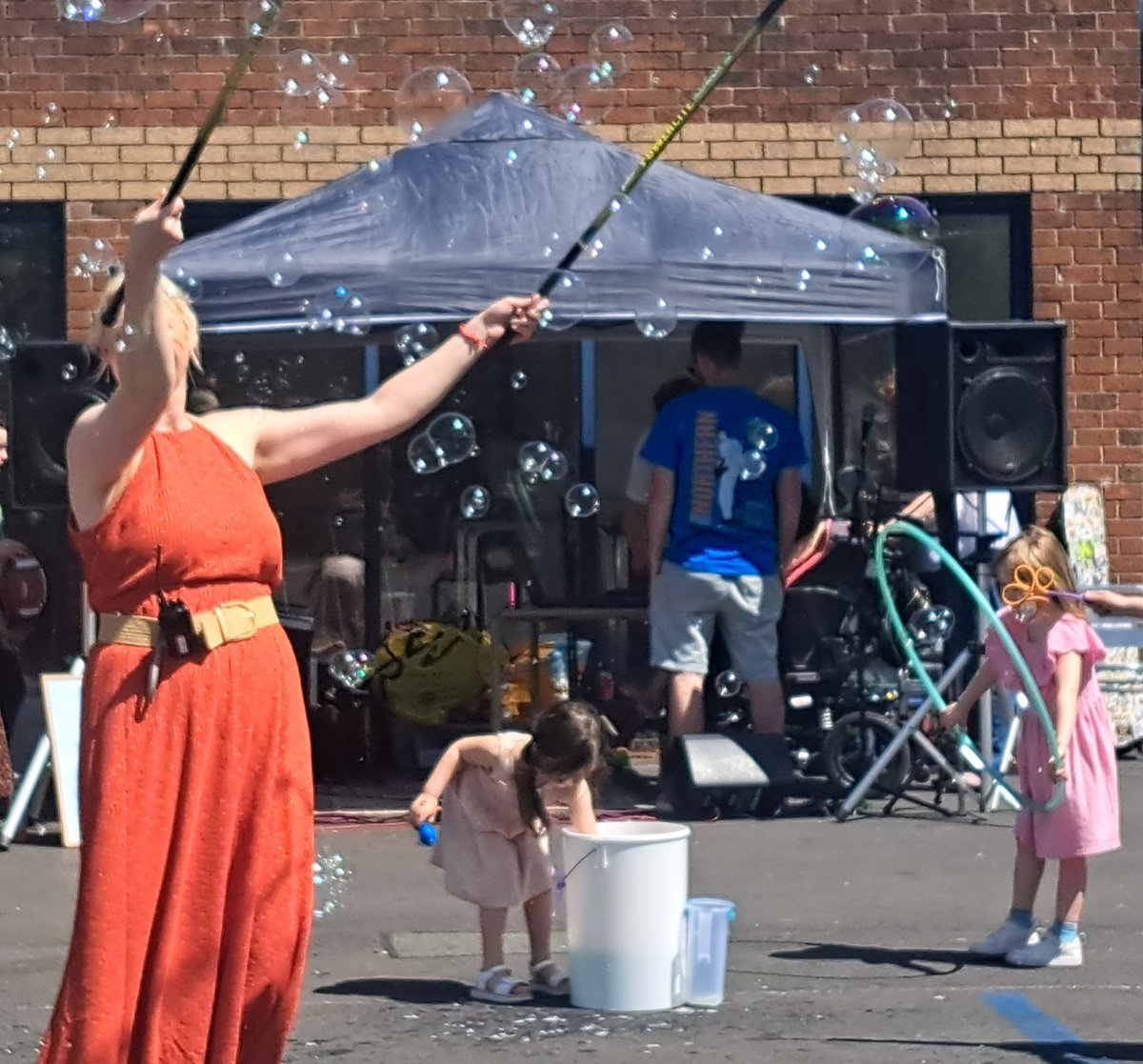 Having fun in the sun with our friends and family at the #ValleyVitality day.