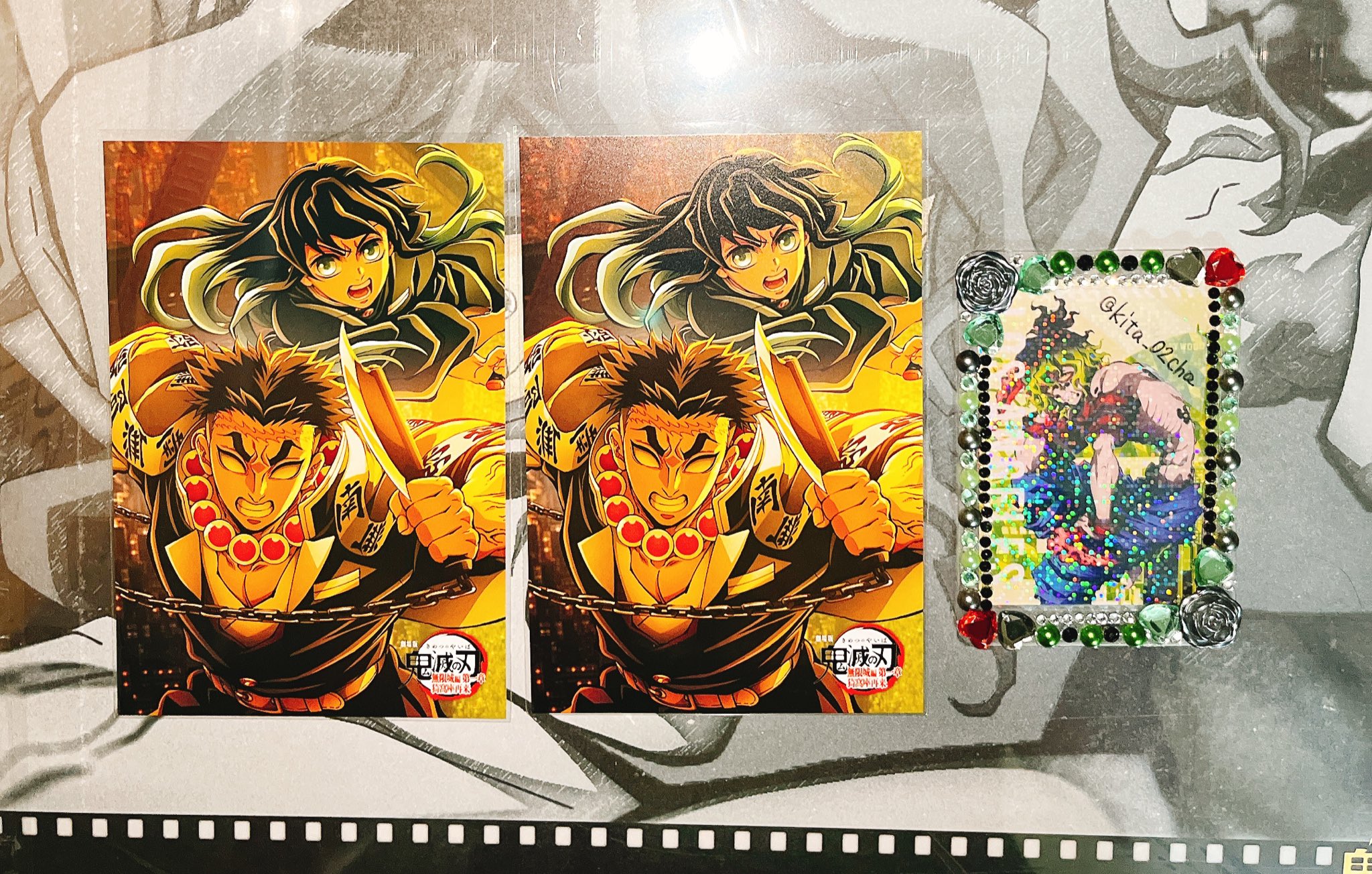 鬼滅の刃 ufotable ダイニング コースター 童磨 鬼滅の刃 ufotable Cafe 童磨 アート コースター1枚 & 鬼襲来 鬼