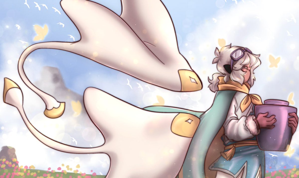 Viodino2's tweet image. [Artfight 2025 ⚔️]

Attack for MochiiNiko💕

#artfight2025 #artfightteamfossils #artfightattack #skychildrenofthelight #skycotloc  #manta  #art