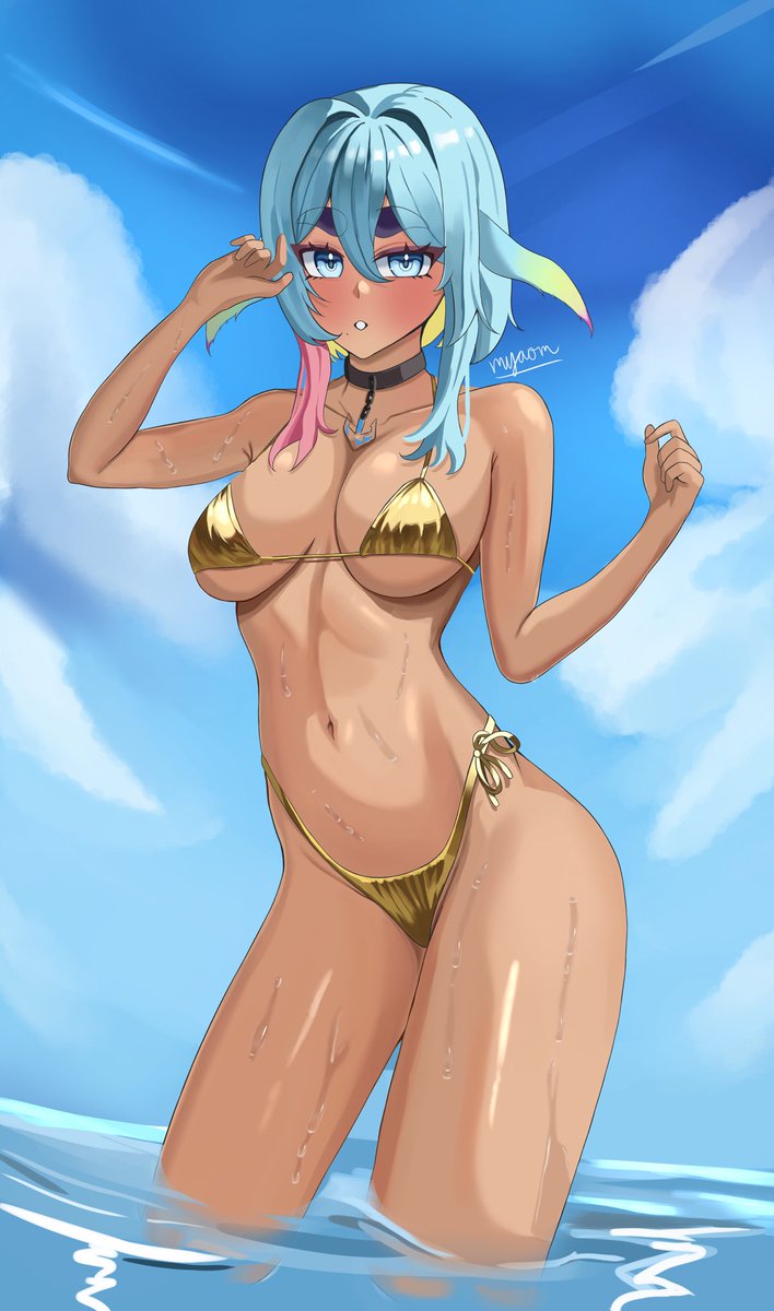 อ้่ายโปเต้ อิน บิกินี่ทอง #potayart