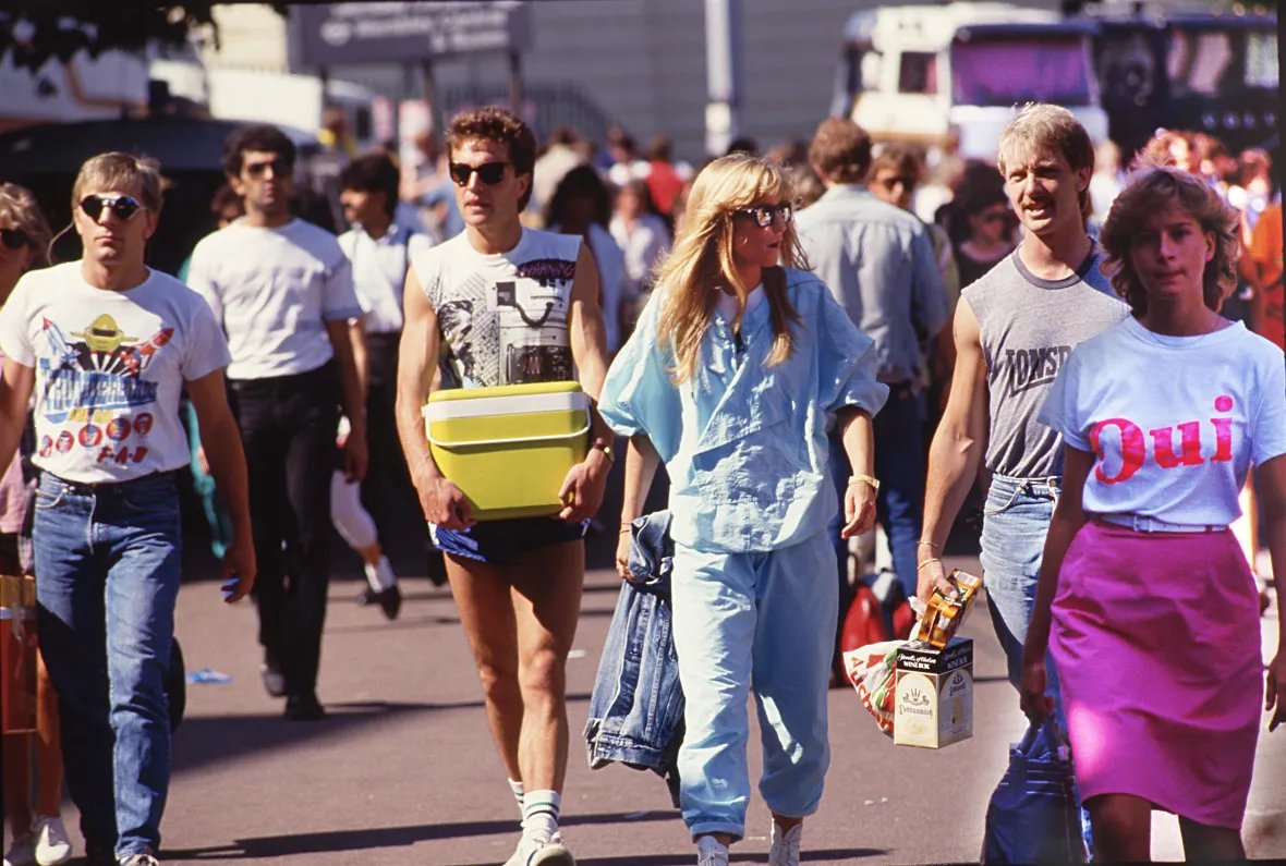 Everyone at Live Aid looked so cool