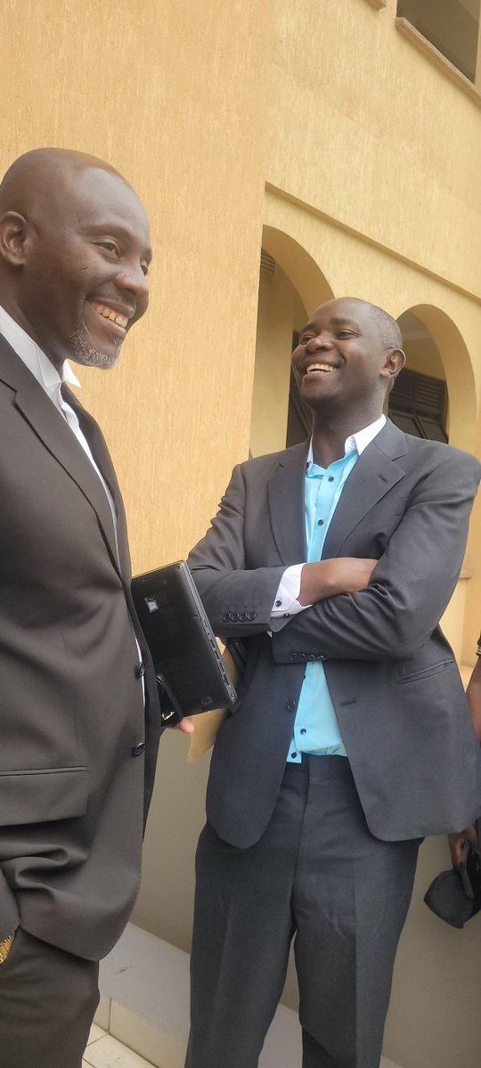 Picture moment as ASIIMWE addressed media at the sidelines of SSEMAKADDE- ULS Appeals which didn't take off