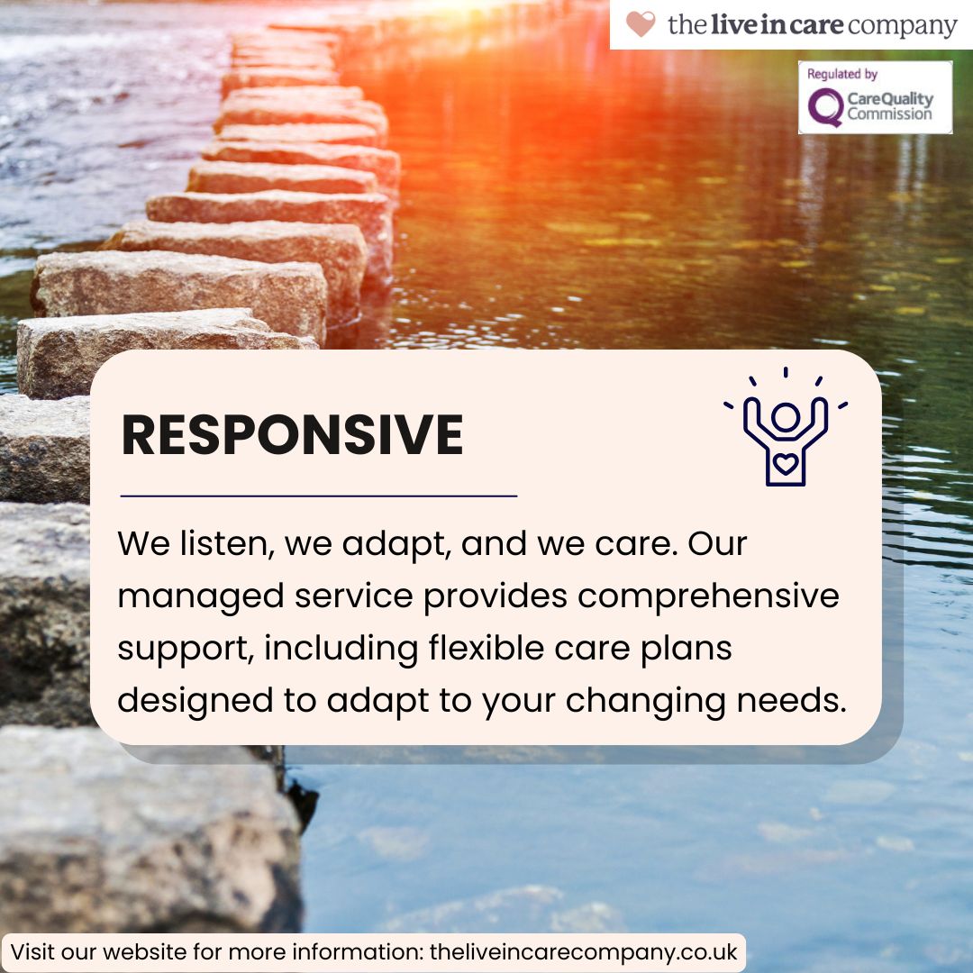 Responsive care, tailored to you. At The Live In Care Company we do everything we can to help those who need care to remain at home, and in the kindest possible way. 🏡

zurl.co/LO1hH

#theliveincarecompany #homecare #qualitycare #alternativecare #carecommunity