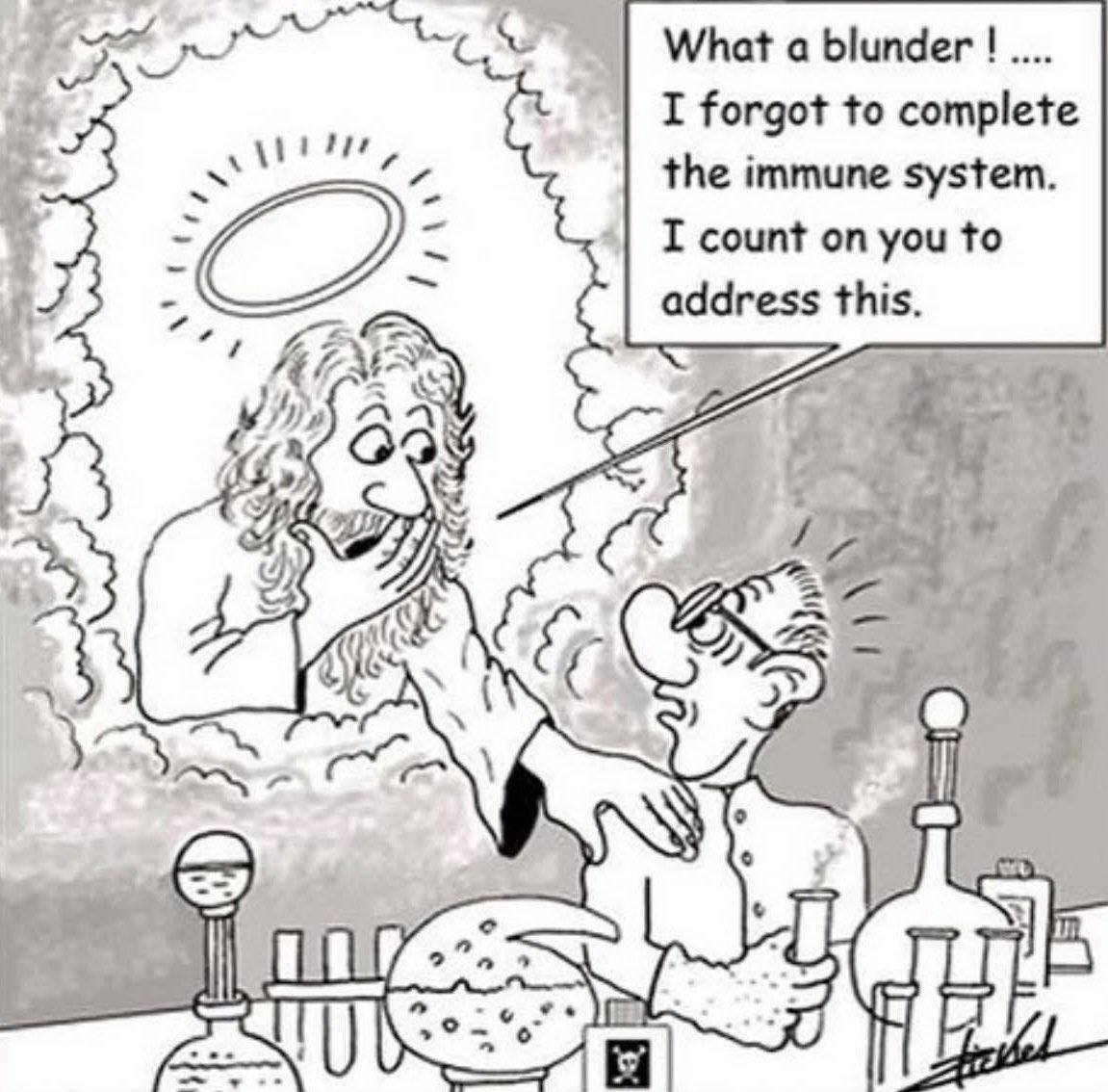 liturgicalife's tweet image. At the hospital, a doctor asked my wife:
"Is there any reason you decided not to take v--s?"
"They are not required... God made a perfect baby."