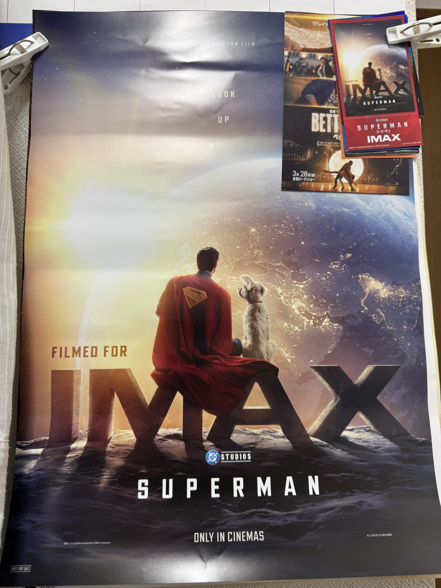 バットマン　IMAX エクスクルーシブビジュアルポスター（B1） 即納&大特価】 バットマン エクスクルーシブビジュアルポスター